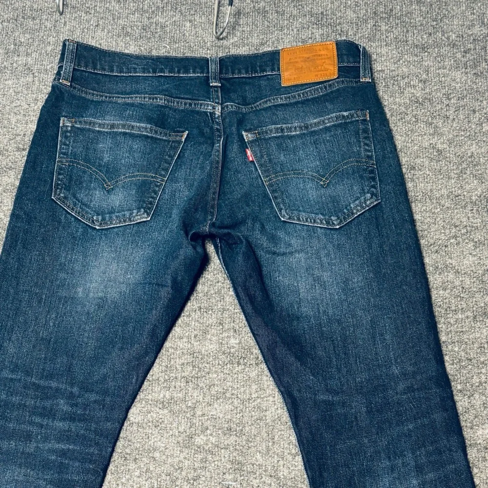 Levis 512 original Red Tab‎ Slim Taper Jeans Mens 32x30 Dark Blue Premium Denim